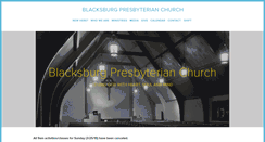 Desktop Screenshot of blacksburgpres.org