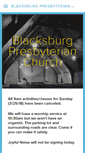 Mobile Screenshot of blacksburgpres.org